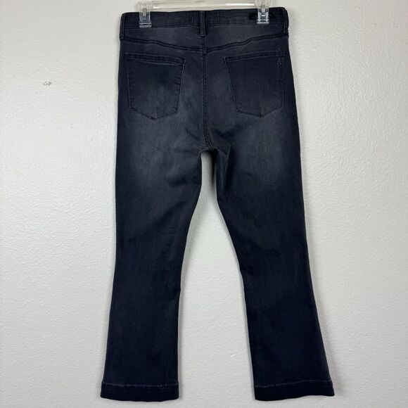 Articles Of Society High Waist Straight Leg Stretch Denim Jeans Gray 29 - Picture 9 of 16